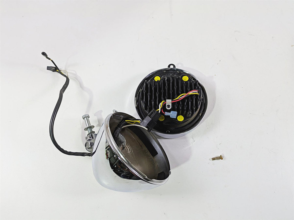 2004 Harley Softail FXSTDI Deuce Headlight & Led Bulb 68258-00B 4029270 {{ shop.shopifyCountryName }} - Mototech271