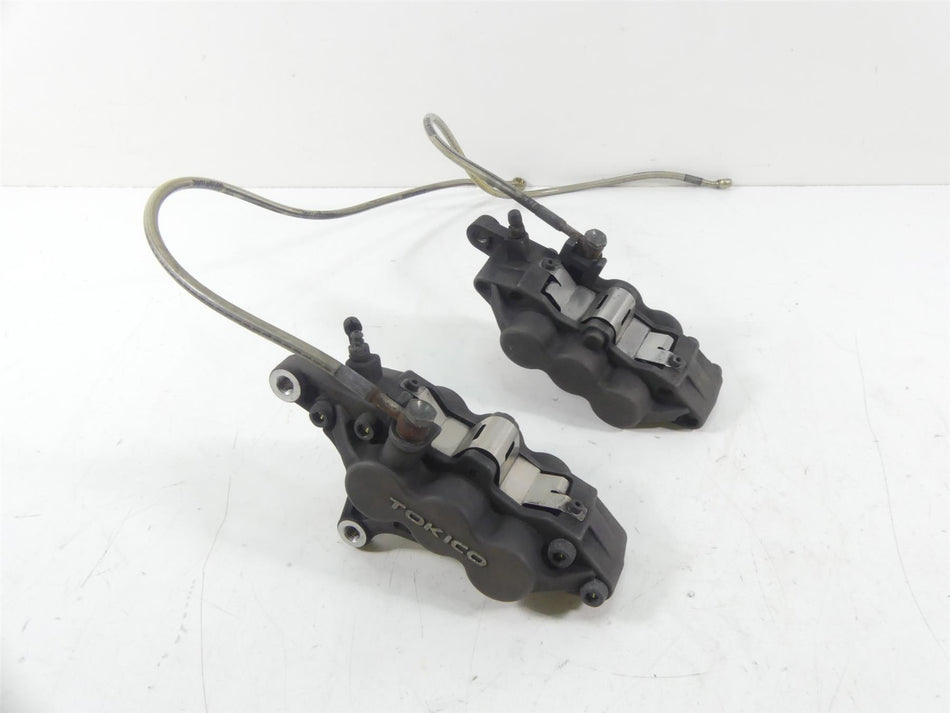 2001 Kawasaki ZX600J2 ZX6R Ninja Front Tokico Brake Caliper Set 43041-1821-GZ {{ shop.shopifyCountryName }} - Mototech271