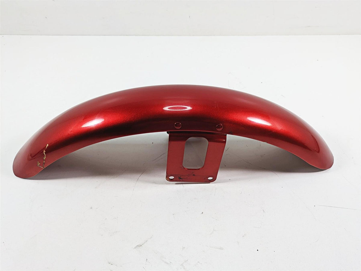 1986 Harley Sportster XLH 883 Straight Front Fender Candy Red 58998-83E {{ shop.shopifyCountryName }} - Mototech271
