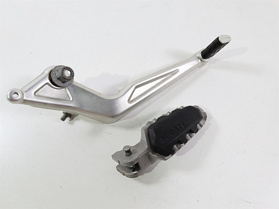 2016 Ducati Hypermotard 939 SP Right Footpeg & Brake Lever Pedal Set 45730561A