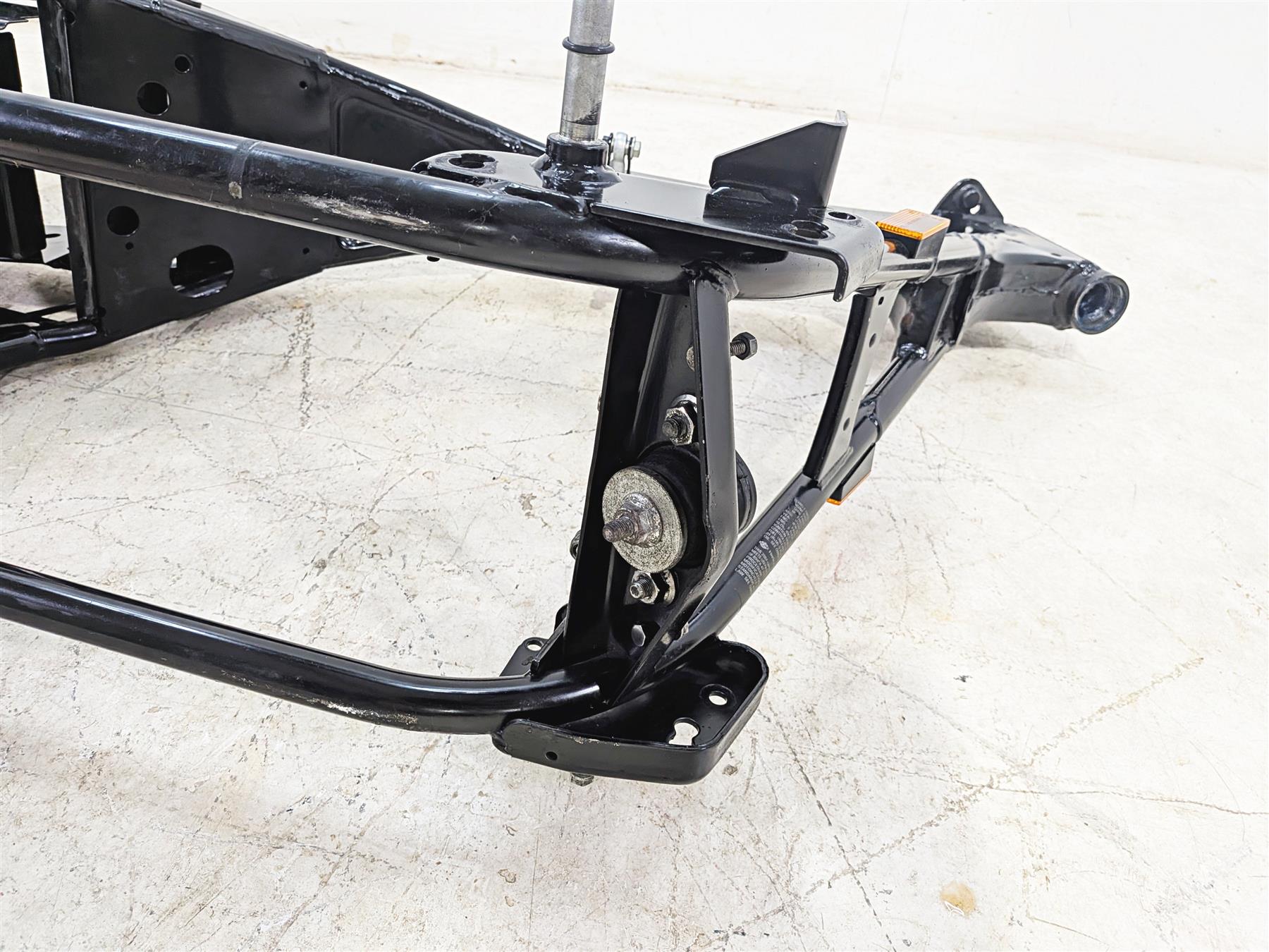 2004 Harley Touring FLTRI Road Glide Straight Frame Chassis & Swingarm with Clean Iowa Title T47900-02A-Mototech271