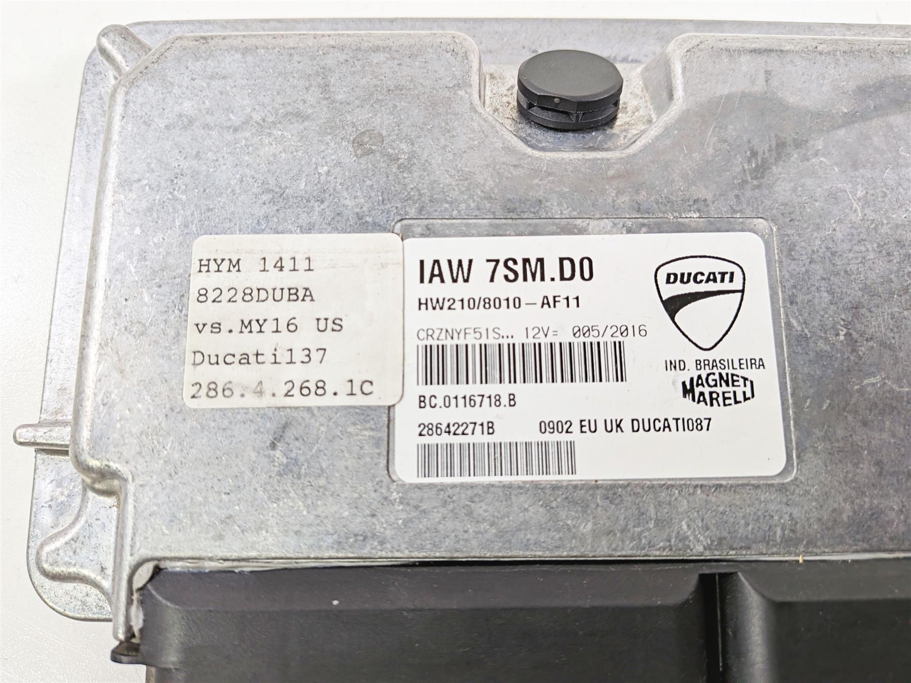 2016 Ducati Hypermotard 939 SP Cdi Ecu Ecm Engine Control Module 28642271B-Mototech271