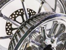 Load image into Gallery viewer, 2004 Big Dog Chopper Straight Billet Rear Wheel Rim &amp; Pulley 8.5x18 65T Pulley
