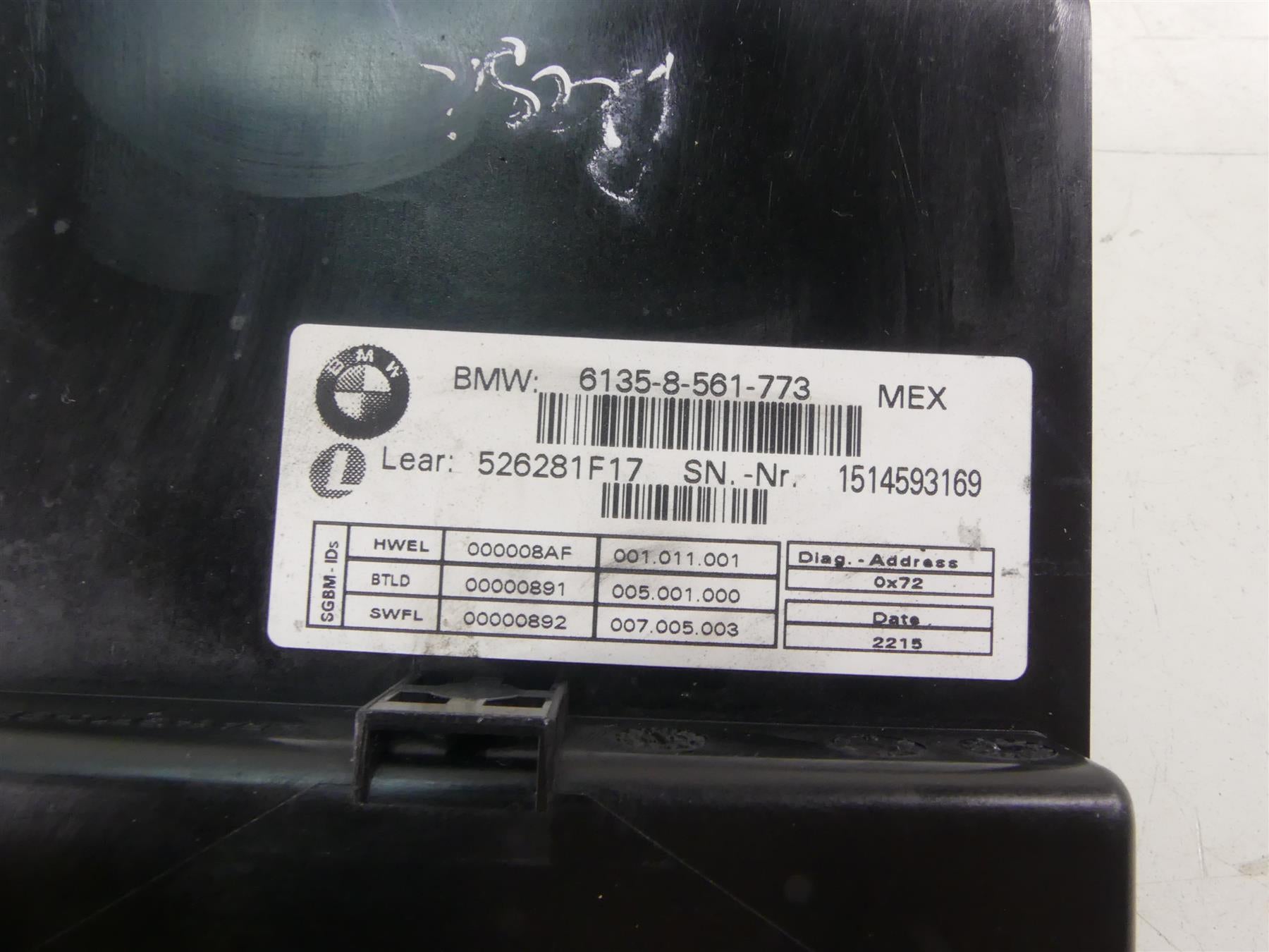 2016 BMW R1200RS K54 Basic Control Module Ecu 61358561773 {{ shop.shopifyCountryName }} - Mototech271