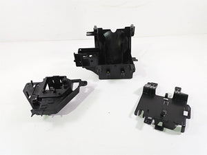 2010 Harley Touring FLHX Street Glide Battery Tray & Electric Holders 66281-09B | Mototech271