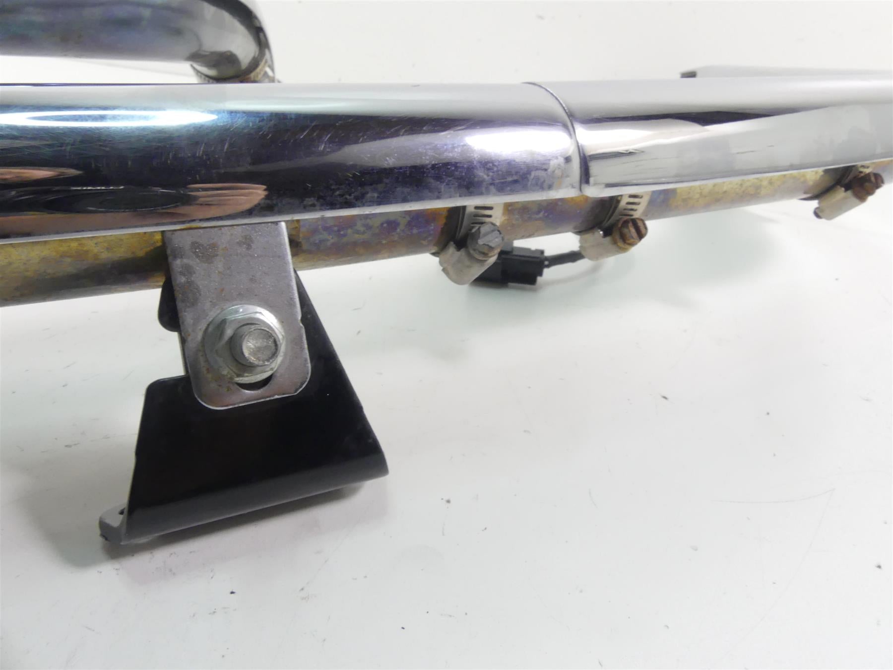 2016 Harley FLS Softail Slim Exhaust Manifold Header Chrome Pipes Set 65600049 {{ shop.shopifyCountryName }} - Mototech271