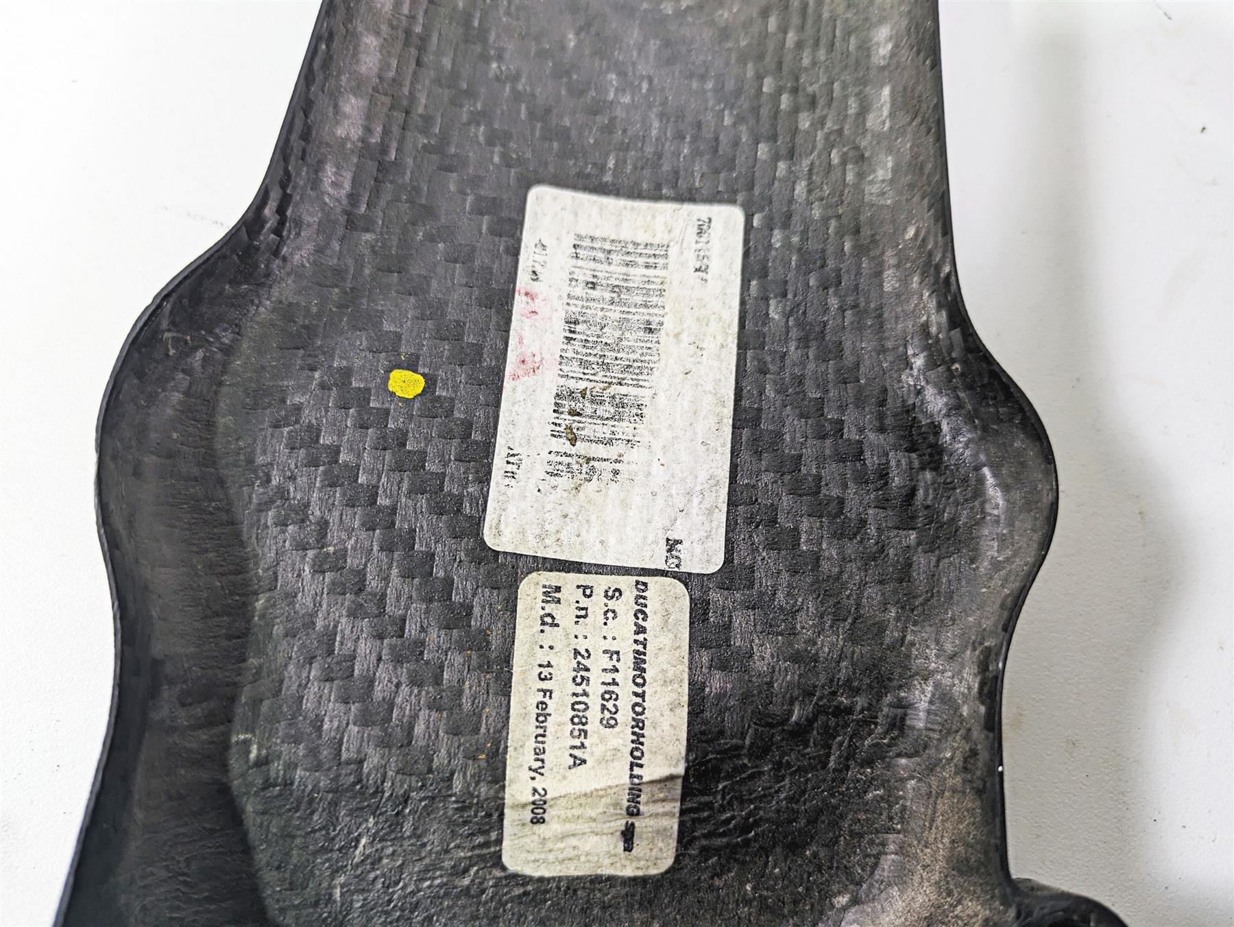 2009 Ducati Multistrada 1100 S Carbon Timing Cover Fairing Set 24510861 24510851 {{ shop.shopifyCountryName }} - Mototech271