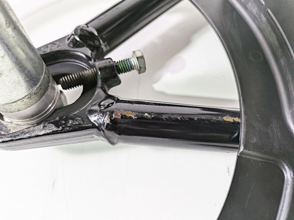 2009 Harley FLSTSB Cross Bones Rear Swing Arm Swingarm + Axle 47573-11BHP {{ shop.shopifyCountryName }} - Mototech271