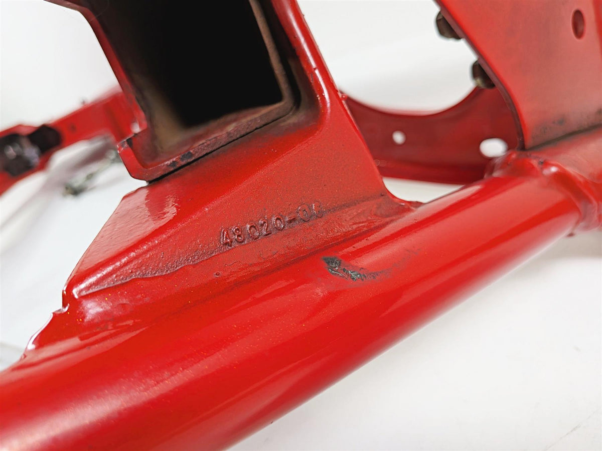 2008 Harley FXDSE CVO Dyna Straight Red Frame Chassis With Clean Texas Title 47293-06-Mototech271