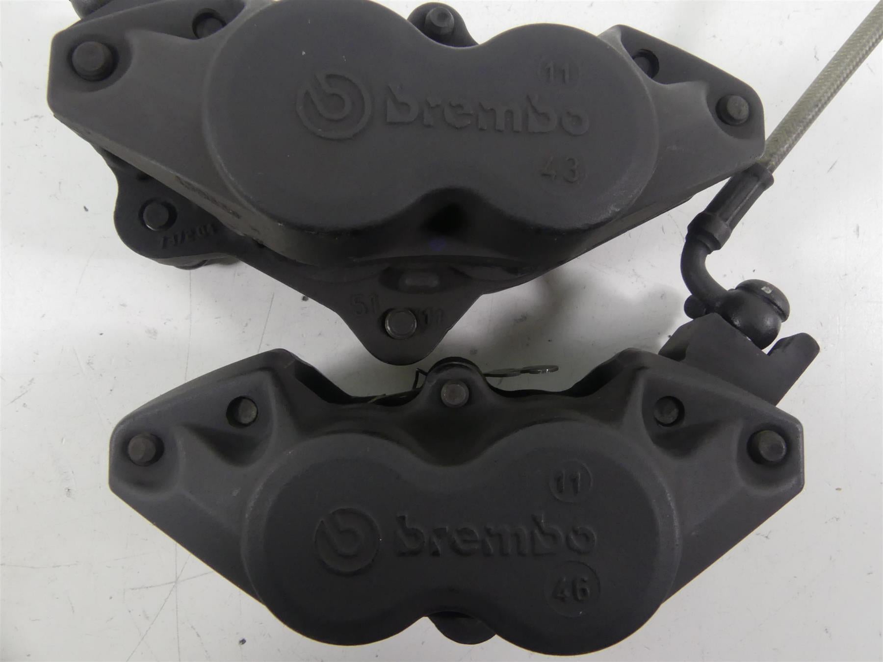2012 BMW R1200 GS K255 Adventure Front Brembo Brake Caliper Set 34117711438 {{ shop.shopifyCountryName }} - Mototech271