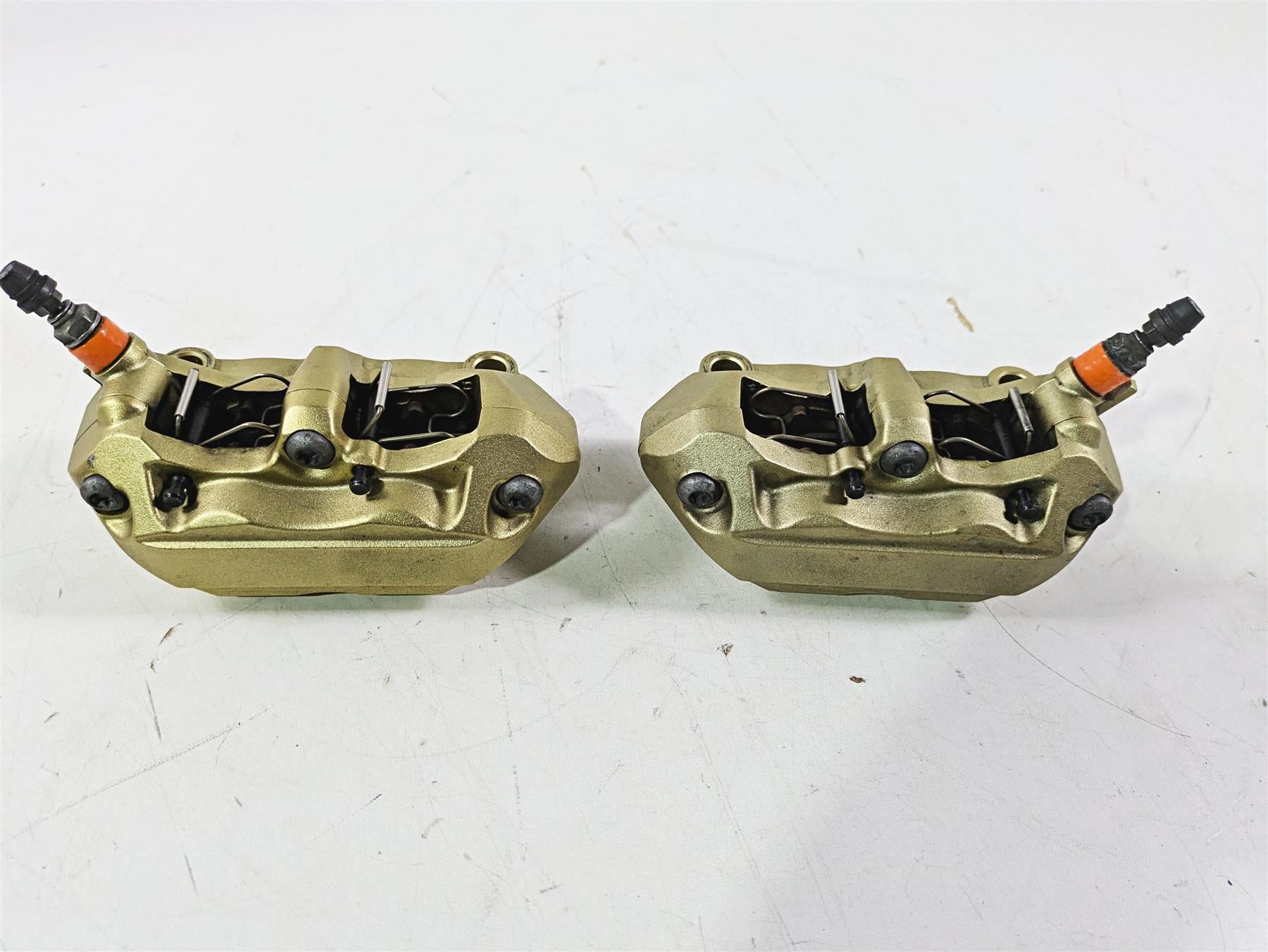 2016 BMW S1000RR K46 Golden Brembo Front Brake Calipers 100mm 34117714784 {{ shop.shopifyCountryName }} - Mototech271