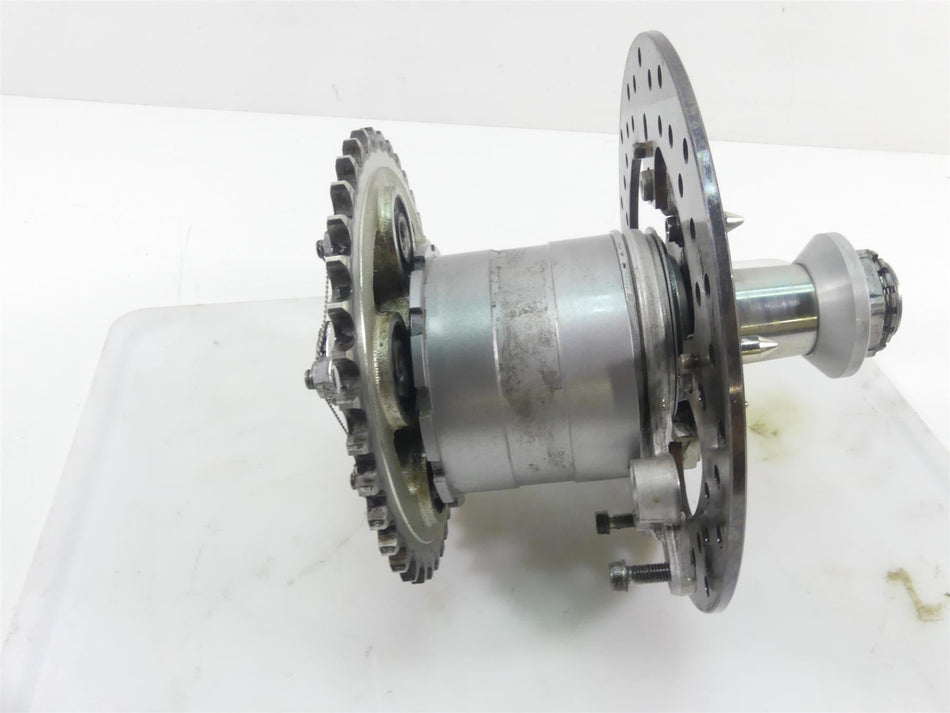 2008 Ducati 848 SBK Rear Axle Brake Rotor Sprocket Hub 819Z0011A {{ shop.shopifyCountryName }} - Mototech271