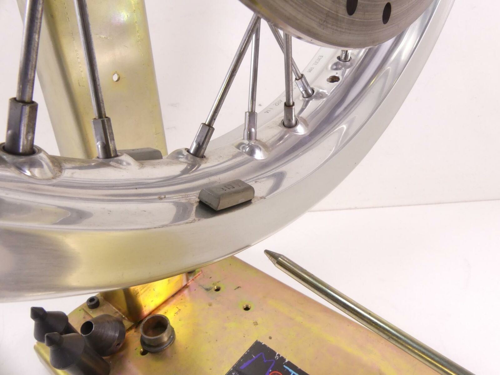 2015 Triumph Thruxton 900 EFI Straight Front Excel Wheel Rim 18x2.5 T2000301 {{ shop.shopifyCountryName }} - Mototech271