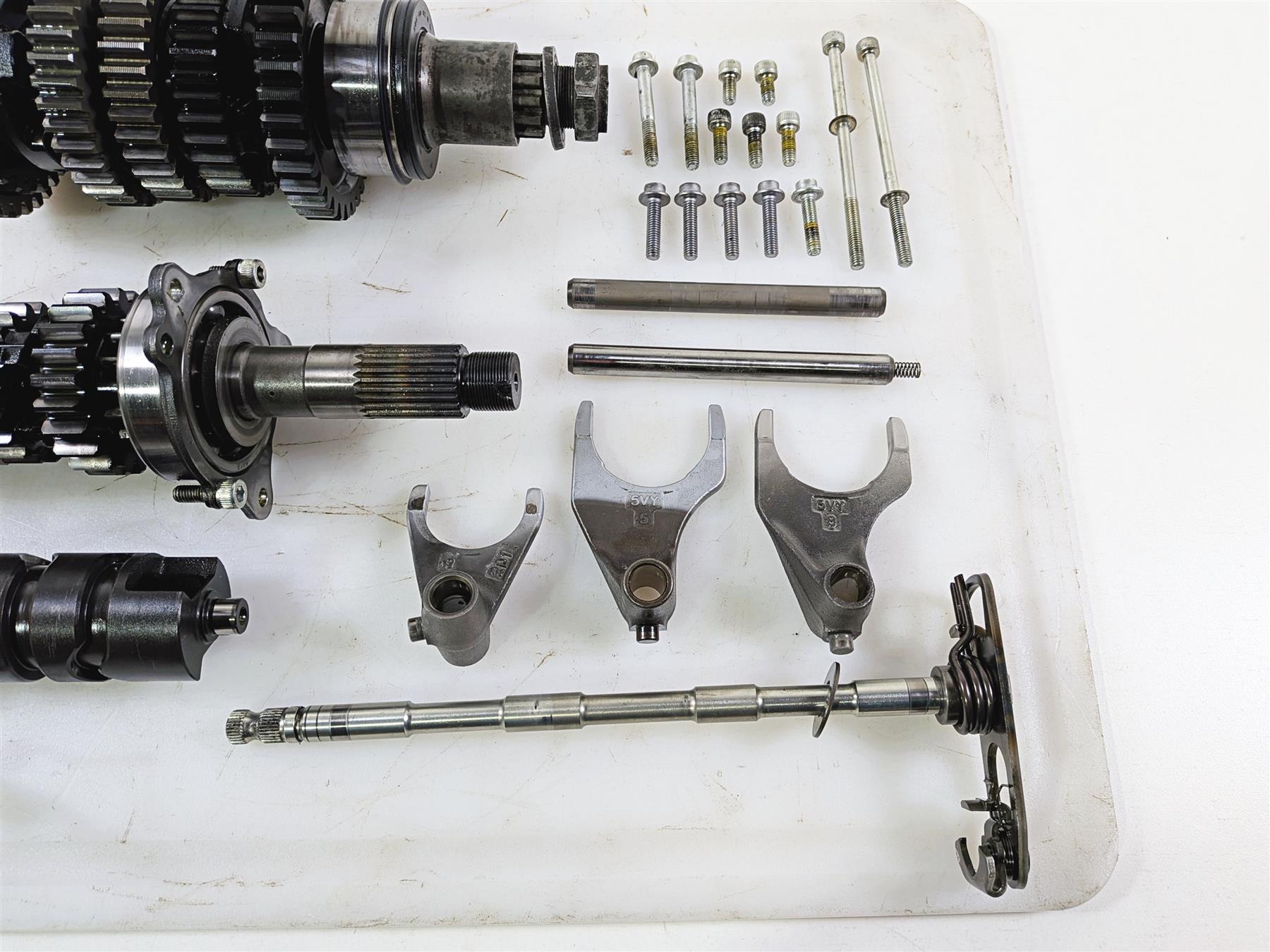 2008 Yamaha YZF R1 RN19 Transmission Gear Pack & Shift Fork 4C8-17411-00-00 {{ shop.shopifyCountryName }} - Mototech271