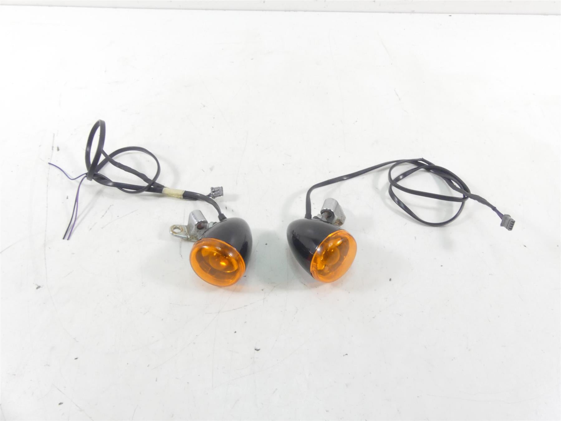 2016 Harley FLS Softail Slim Front Blinker Turn Signal Set - Read 67800523 | Mototech271