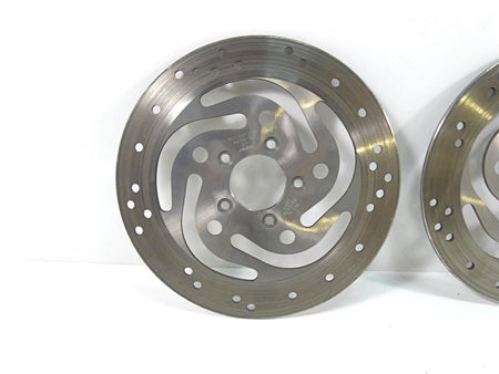 2003 Harley Touring FLHTCI E-Glide 100TH Front Brake Rotor Disc Set 44136-00 {{ shop.shopifyCountryName }} - Mototech271