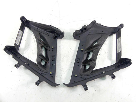 2013 Ducati Diavel Red Carbon Fiber Radiator Shroud Cover Set 48013731A {{ shop.shopifyCountryName }} - Mototech271