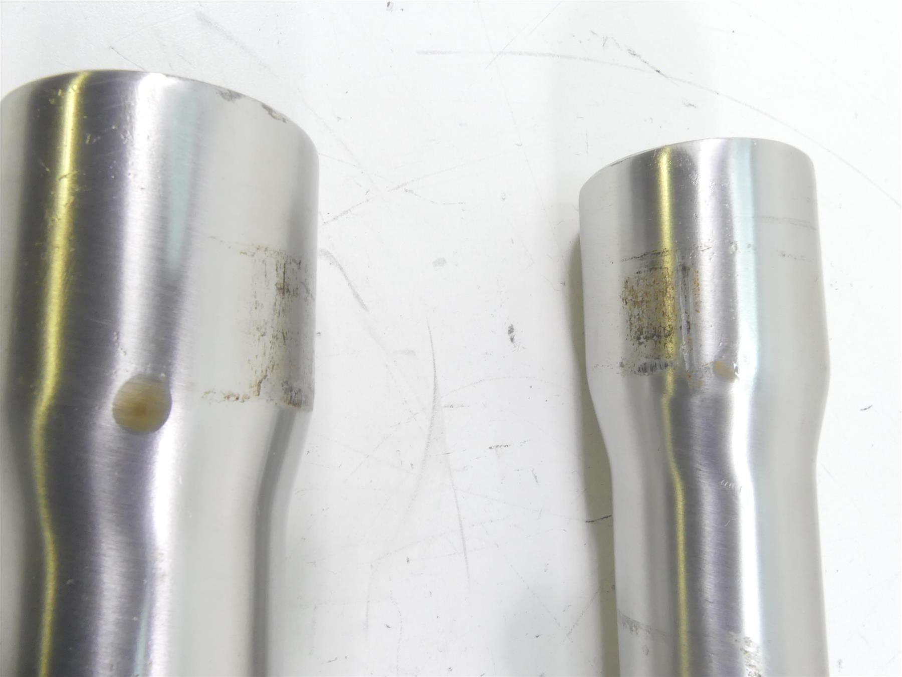 2015 Harley FLD Dyna Switchback Straight Front Fork Lower Tubes Set 45400024 {{ shop.shopifyCountryName }} - Mototech271