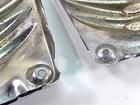 2005 Harley VRSCSE CVO V-Rod Neck Chrome Cover Fairing Set 66337-05 66338-05 {{ shop.shopifyCountryName }} - Mototech271