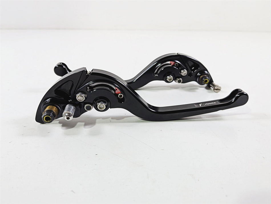 2008 Ducati Hypermotard 1100 S Black Adjustable Rizoma Clutch Brake Lever Set-Mototech271