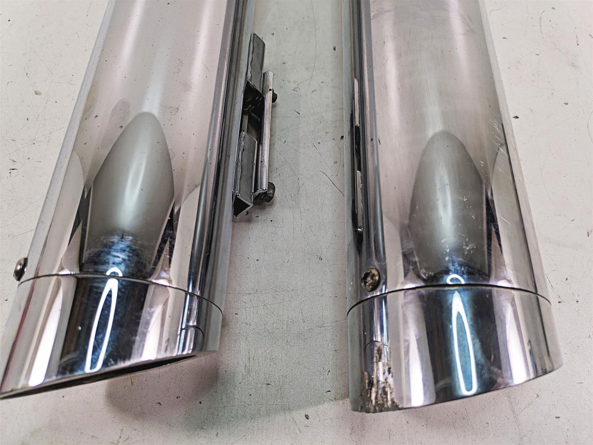 2010 Harley Touring FLHTCU Electra Glide Power House 4" Slip-On Mufflers 97122 {{ shop.shopifyCountryName }} - Mototech271