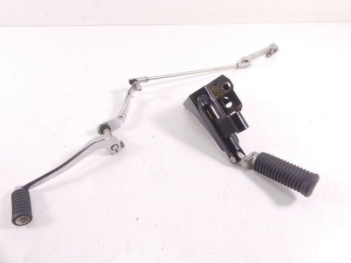 2009 Harley FXCW Softail Rocker Left Front Footpeg Foot Peg Shifter Set 33683-07 | Mototech271