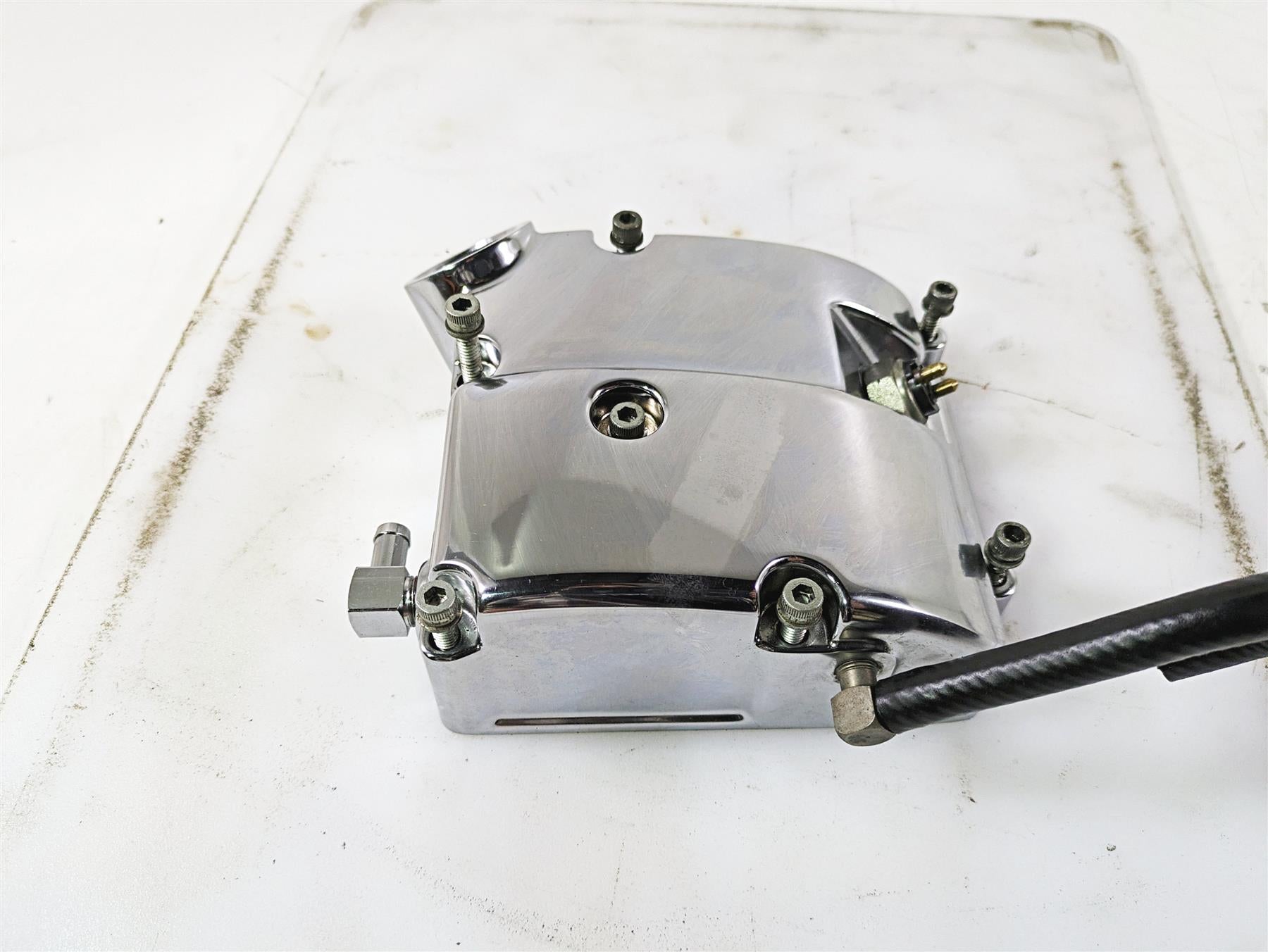 1999 Harley Dyna FXDL Low Rider Upper Trannsmission Chrome Cover 34471-99B {{ shop.shopifyCountryName }} - Mototech271