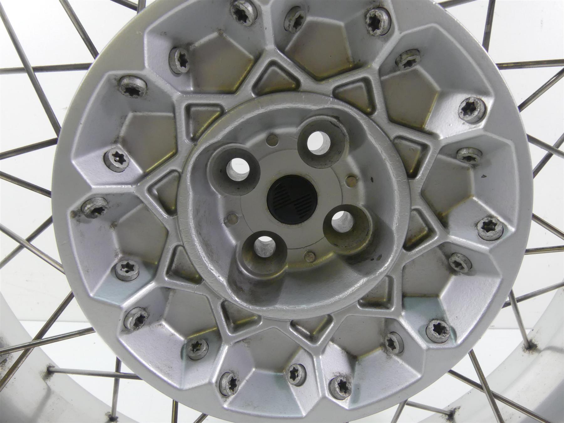 2003 BMW R1150 GS R21 Straight Rear Wheel Rim 17x4 Integral Abs 36318563893 {{ shop.shopifyCountryName }} - Mototech271