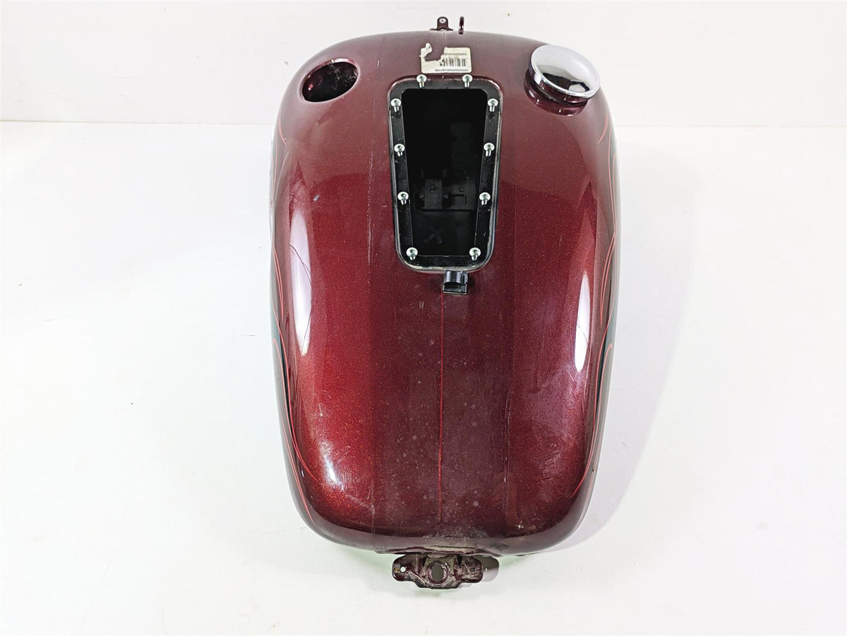 2008 Harley FXCWC Softail Rocker Fuel Gas Petrol Tank Crimson Red -Dent 62105-08 {{ shop.shopifyCountryName }} - Mototech271