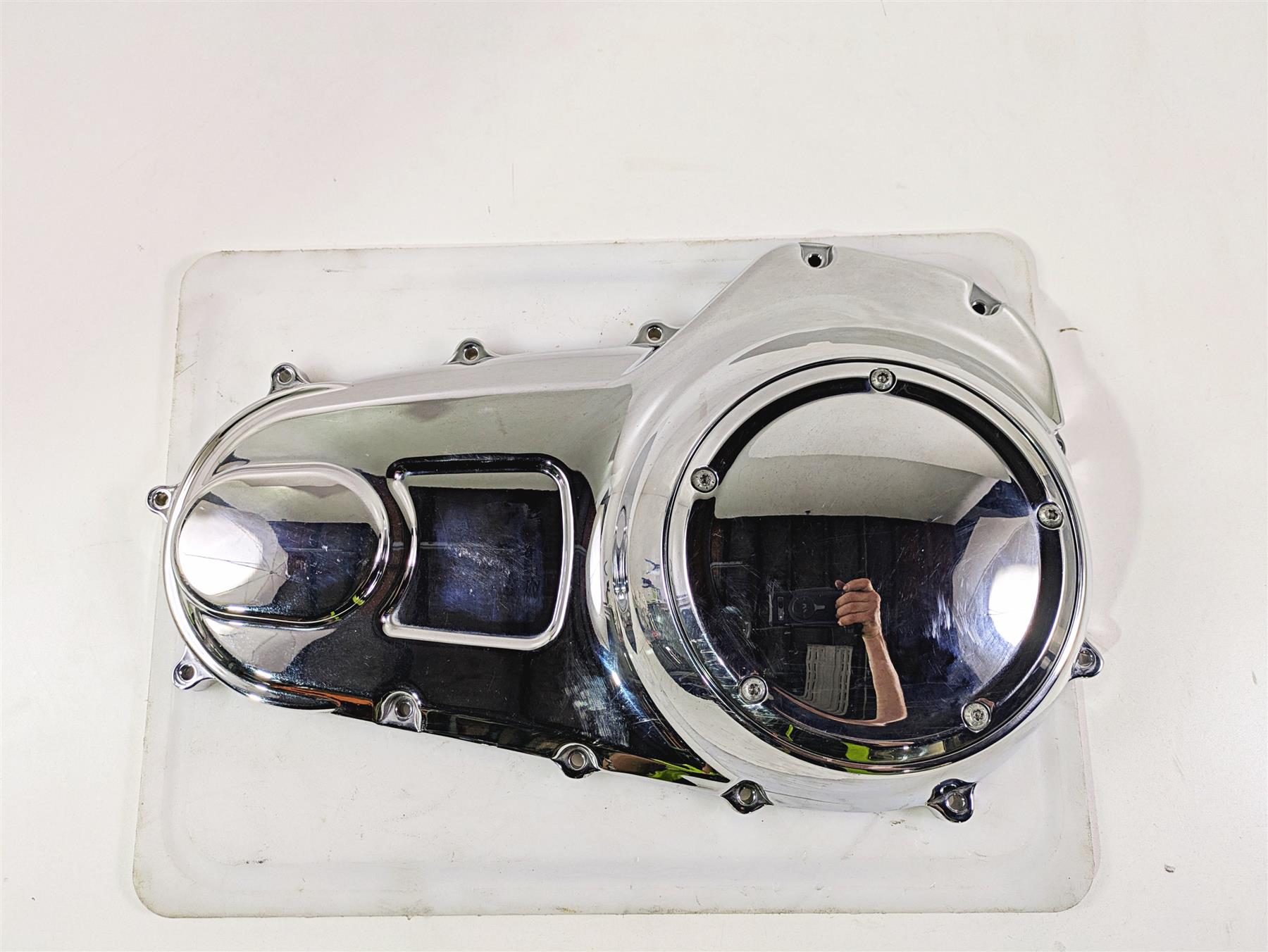 2016 Harley Touring FLHR Road King Outer Primary Drive Clutch Cover 25700387 {{ shop.shopifyCountryName }} - Mototech271