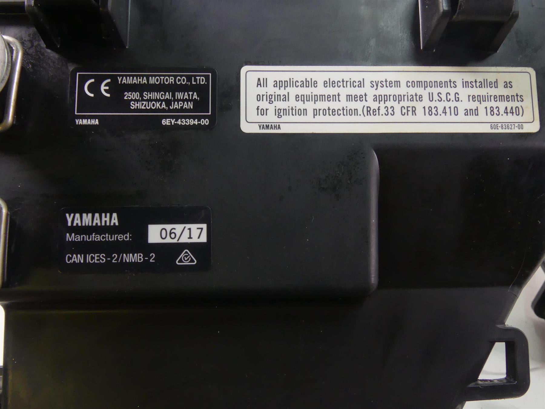 2018 Yamaha Waverunner VX1050 BT Deluxe Air Filter Box Breather 6EY-14410-00-00 {{ shop.shopifyCountryName }} - Mototech271