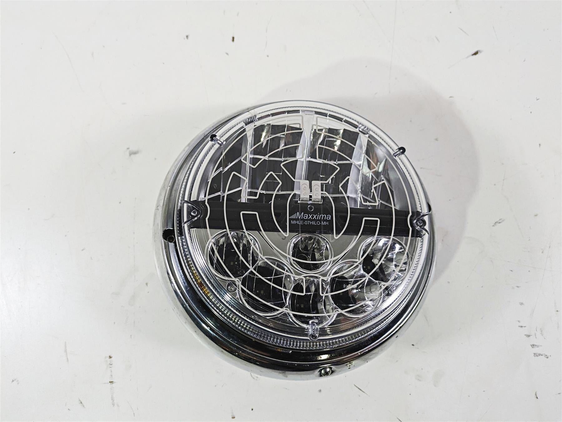 2008 Harley Touring FLHTCU E-Glide 105TH Headlight Head Lamp MHLE-07HILO-MH | Mototech271