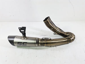 2018 Ducati Hypermotard 939 SP SC-Project S1 Exhaust Pipe Muffler D10-DL41T