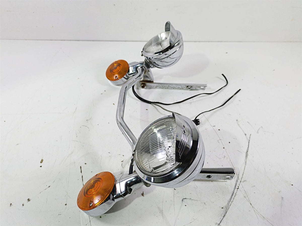 1992 Harley FLSTC Softail Heritage Front Spot Light & Blinker Set 58082-87 {{ shop.shopifyCountryName }} - Mototech271