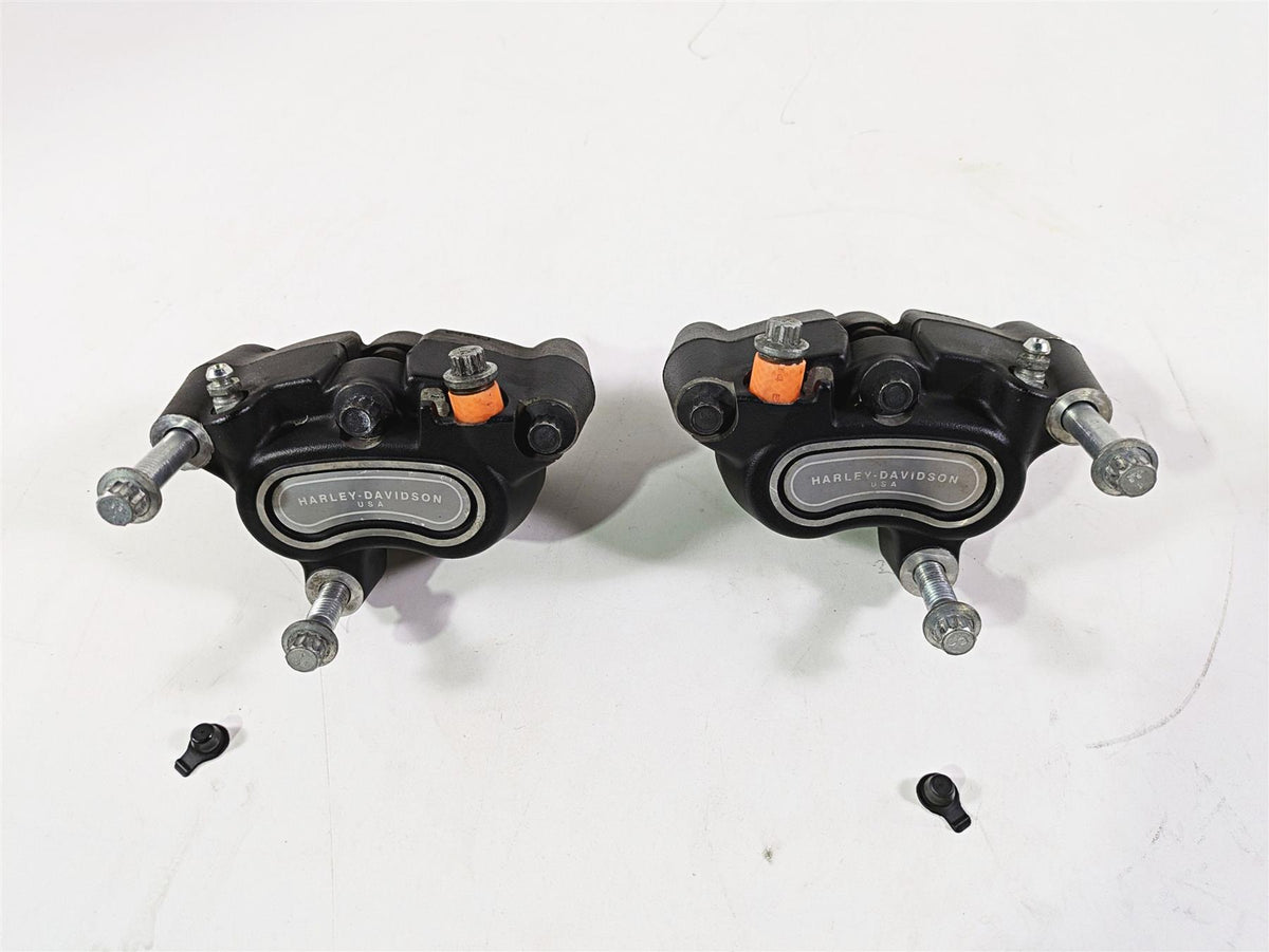 2014 Harley FXDL Dyna Low Rider Front Brake Caliper Set 41300001 41300002 {{ shop.shopifyCountryName }} - Mototech271
