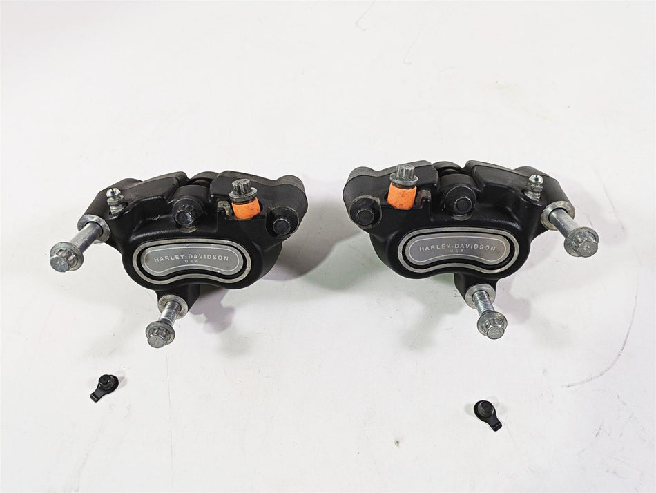 2014 Harley FXDL Dyna Low Rider Front Brake Caliper Set 41300001 41300002 {{ shop.shopifyCountryName }} - Mototech271