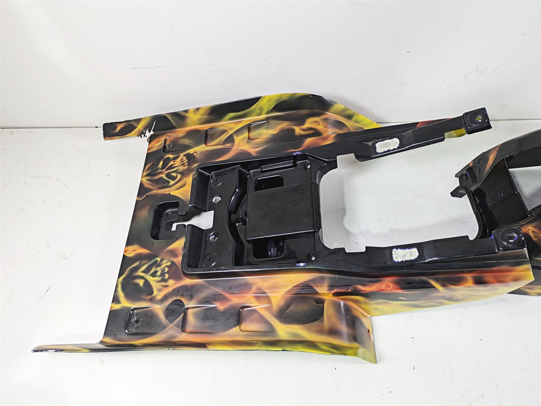 2001 Yamaha Banshee YFZ350 Painted Flames Front Rear Fairings 2GU-W2151-B1-00 {{ shop.shopifyCountryName }} - Mototech271