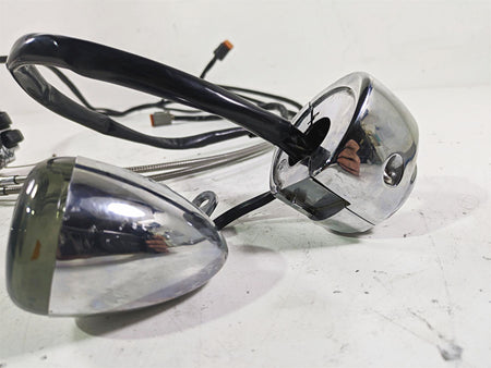 2005 Harley Softail FLSTFSE CVO Fat Boy Chrome Hand Control Switch Set 71682-06A {{ shop.shopifyCountryName }} - Mototech271