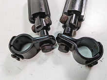 Load image into Gallery viewer, 2009 Harley Softail FLSTSB Cross Bones Aftermarket Black Highway Peg Set
