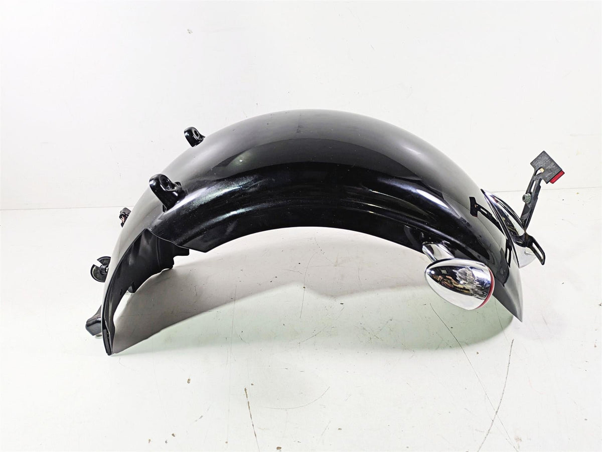 2009 Harley FXCWC Softail Rocker Rear Fender Vivid Black - Read 60132-08A {{ shop.shopifyCountryName }} - Mototech271
