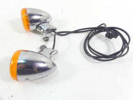 2015 Harley FXDF Dyna Fat Bob Rear Chrome Blinker Turn Signal Set -Read 68821-00 {{ shop.shopifyCountryName }} - Mototech271