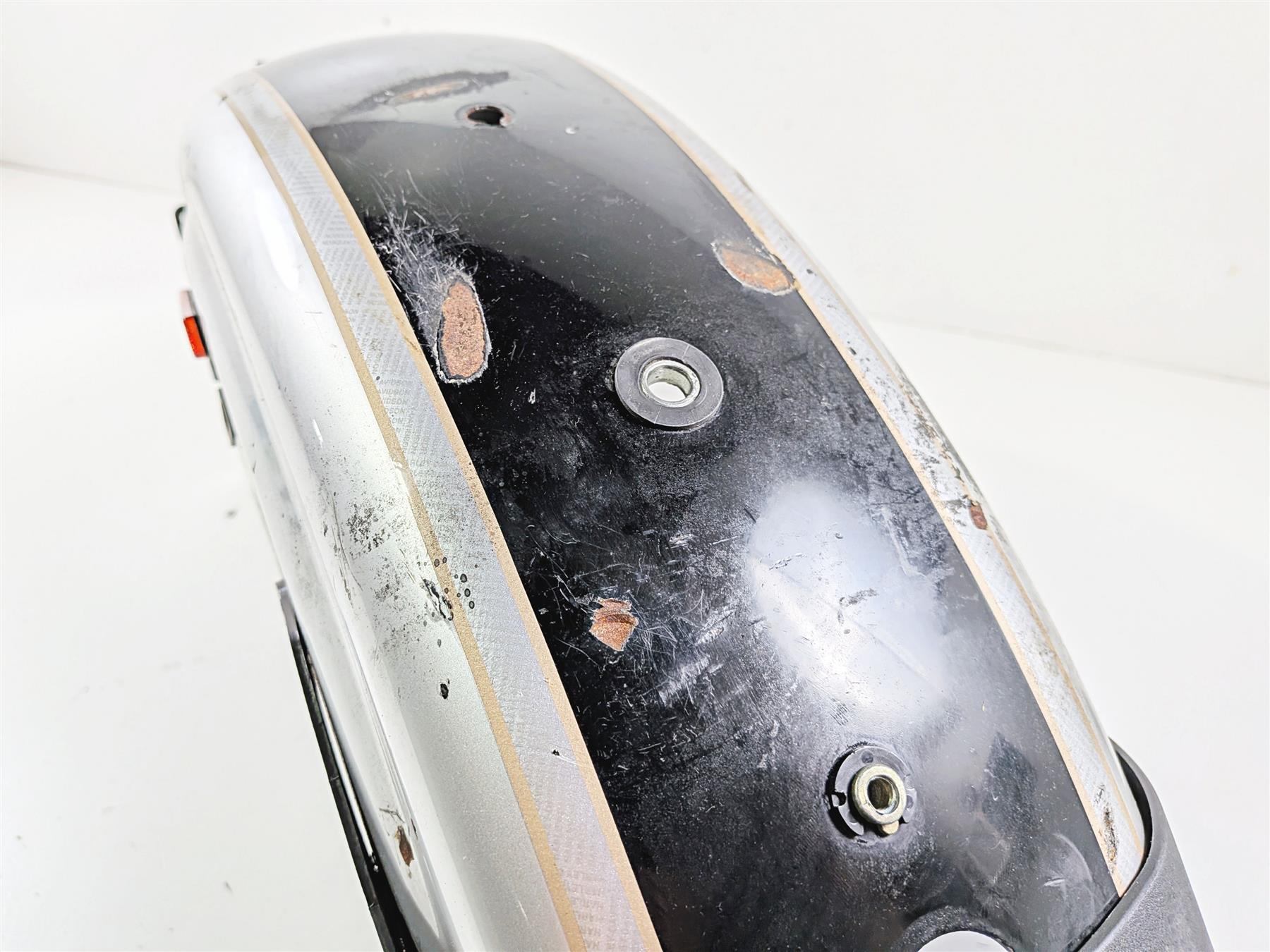 2003 Harley Sportster XL1200 Rear Fender 100th Anniversary Black Silver 59674-99 {{ shop.shopifyCountryName }} - Mototech271