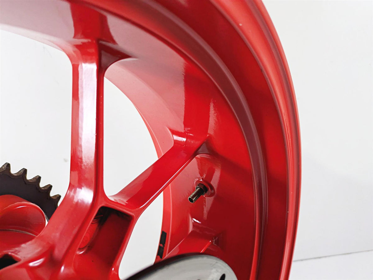 2008 Aprilia RSVR 1000 Factory Straight 17x6 Rear Wheel Rim AP8128206 {{ shop.shopifyCountryName }} - Mototech271
