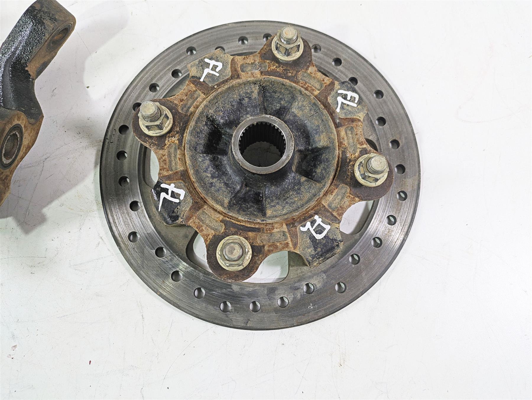 2021 Kawasaki Teryx KRX KRF 1000 Front Left Wheel Hub Spindle 49030-0566 {{ shop.shopifyCountryName }} - Mototech271