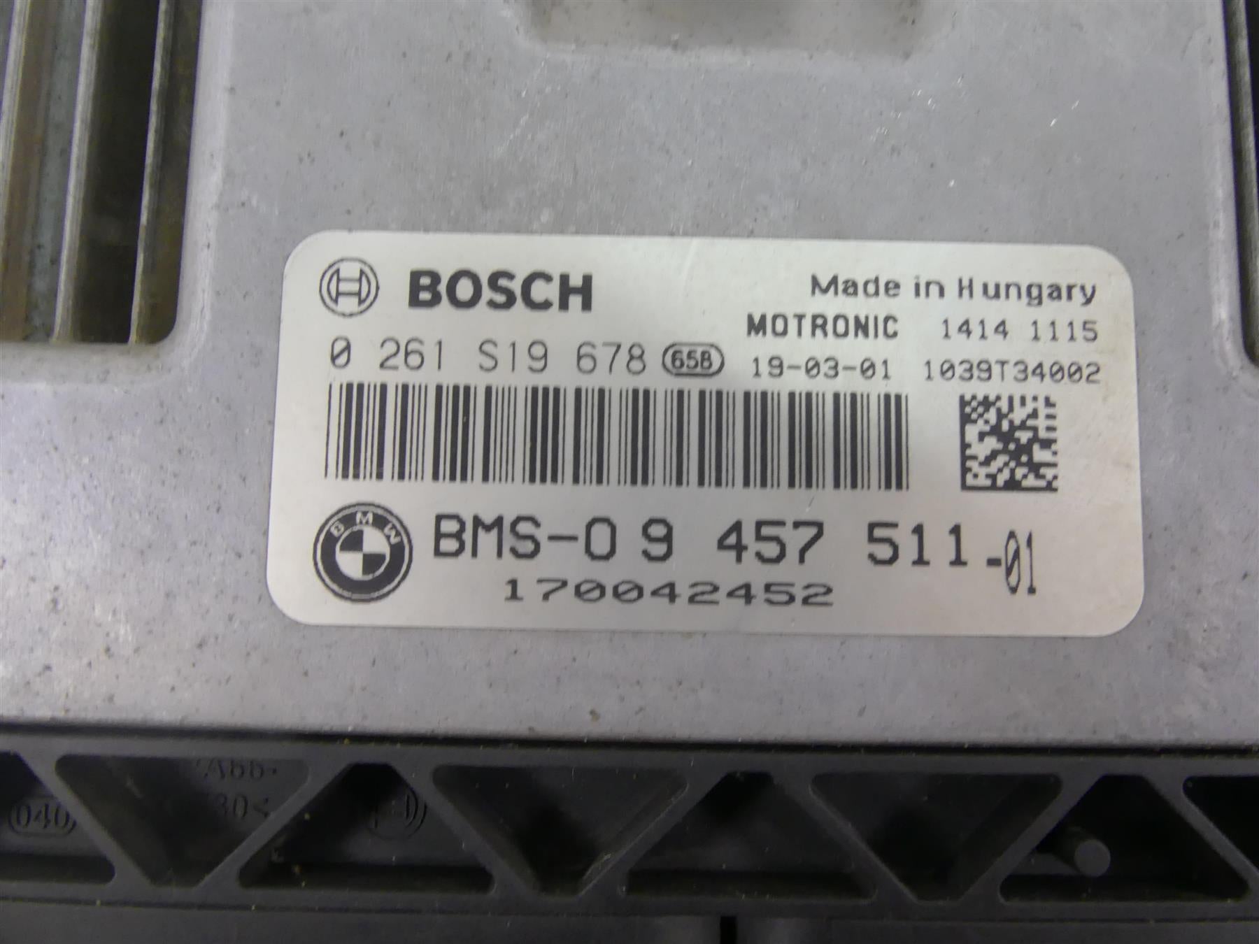 2019 BMW R1250GS K50 Cdi Ecm Engine Module Ignition Switch Key Lock 13619457511 {{ shop.shopifyCountryName }} - Mototech271