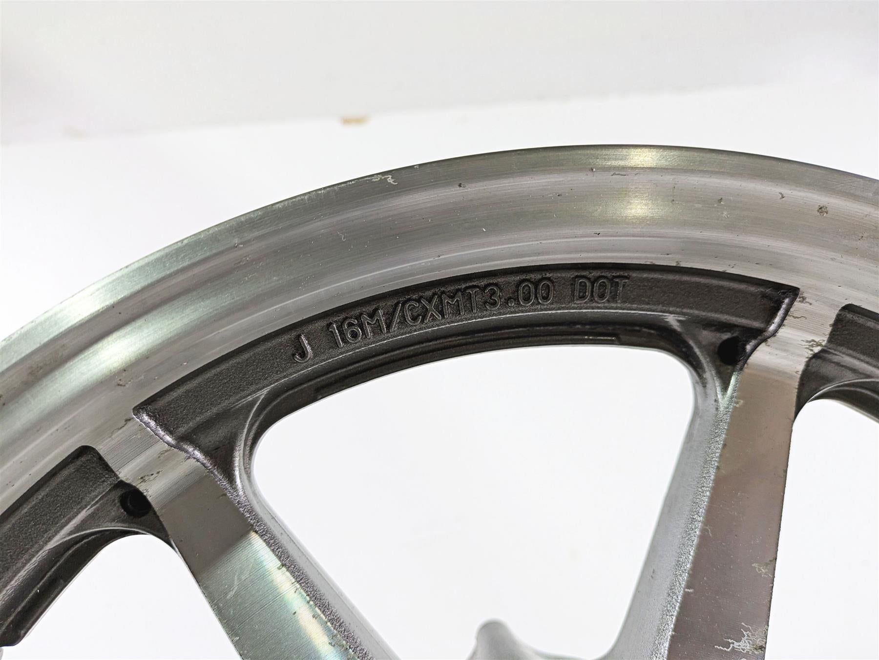 2008 Yamaha XVS1300 V-Star Tourer Straight 16x3 Front Wheel Rim 5KS-25168-00-MA {{ shop.shopifyCountryName }} - Mototech271