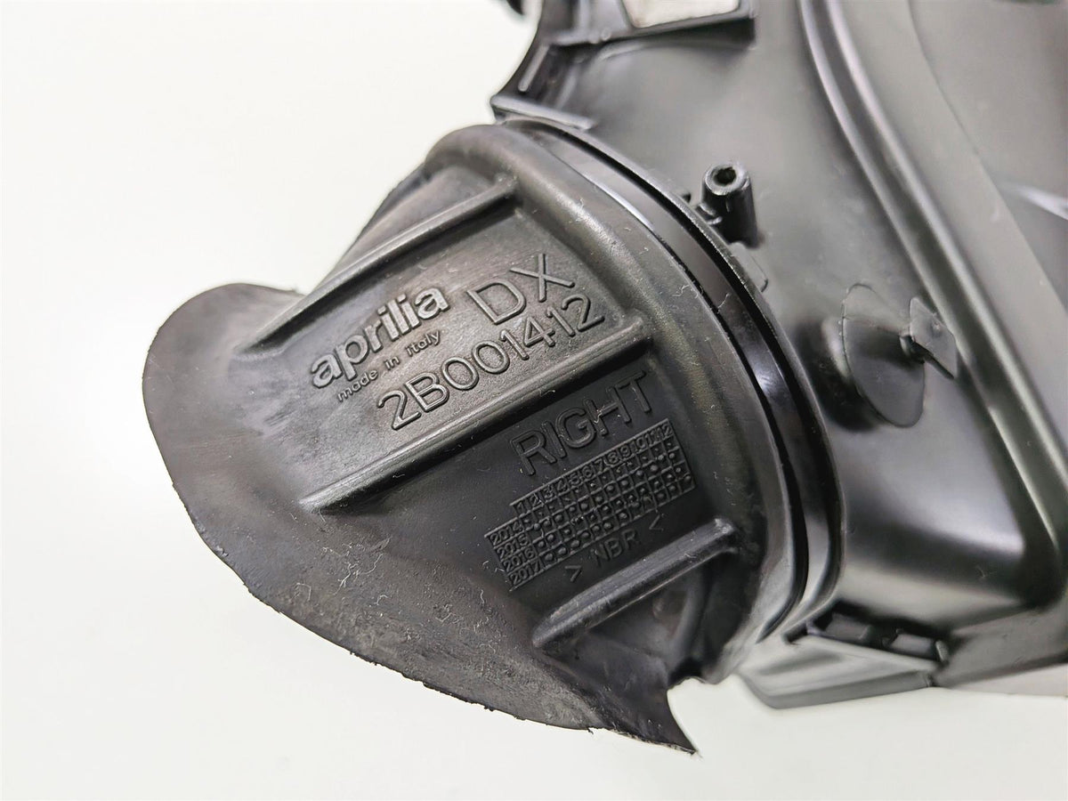 2018 Aprilia RSV4 RR Air Filter Box & Velocity Stacks 2B001216 2B003660 {{ shop.shopifyCountryName }} - Mototech271