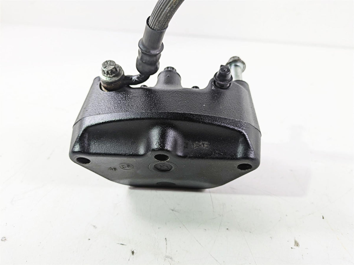 2007 Harley FXDWG Dyna Wide Glide Front Brake Caliper + Line 44046-00D {{ shop.shopifyCountryName }} - Mototech271