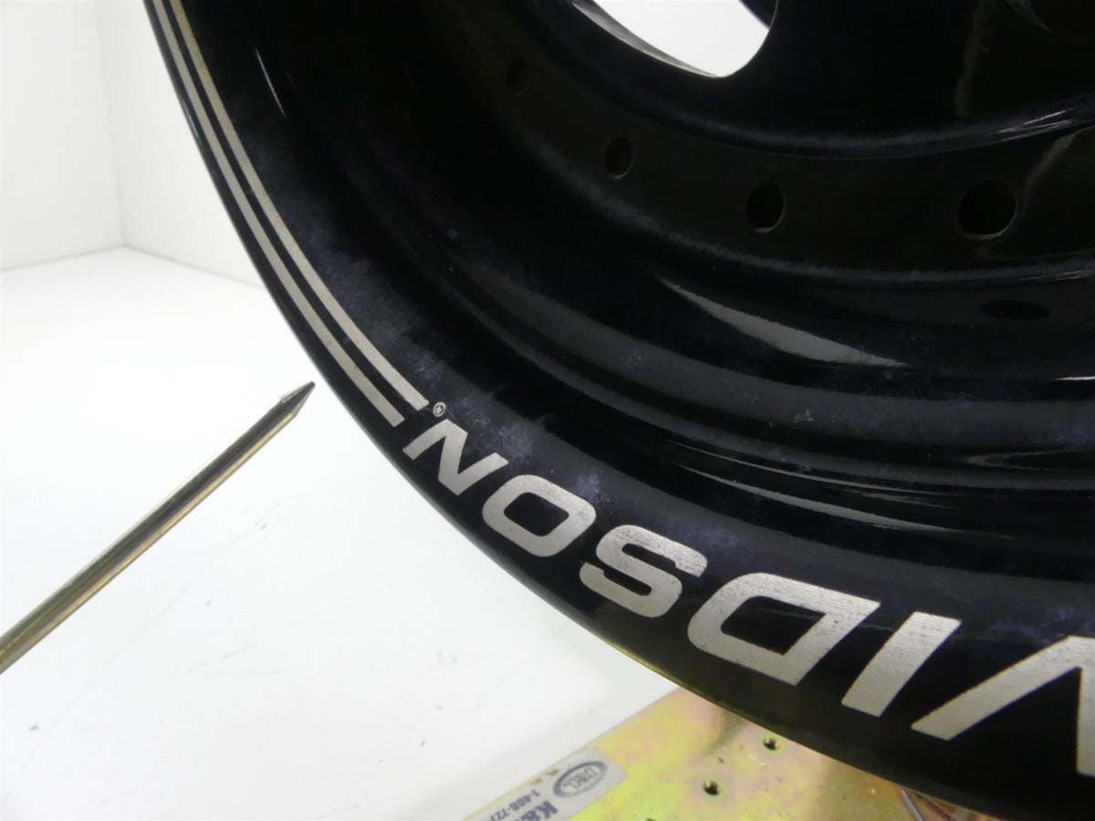 2014 Harley Dyna FXDF Fat Bob Straight Rear Black Wheel Rim 16x5 40900261 {{ shop.shopifyCountryName }} - Mototech271
