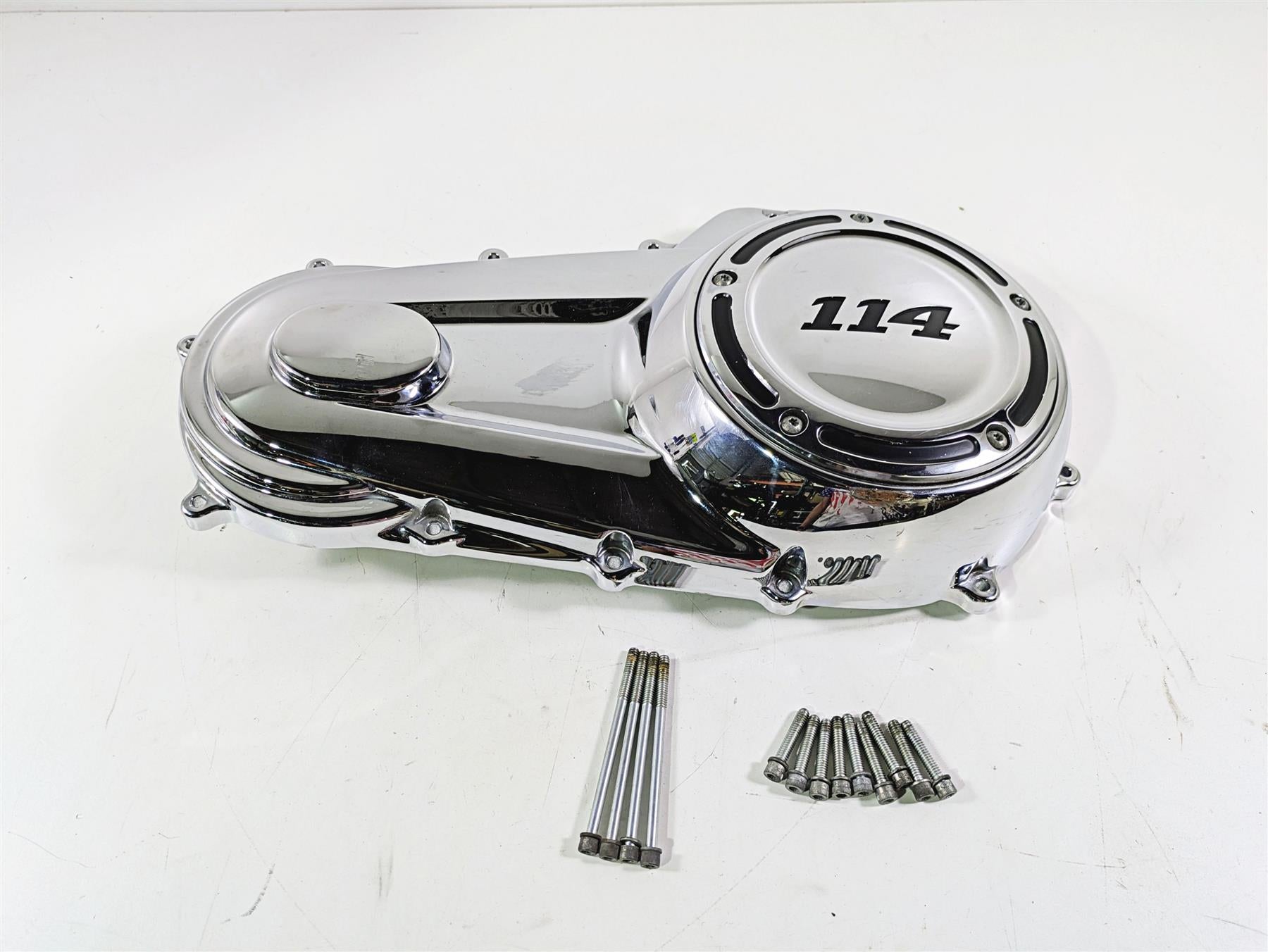 2017 Harley Touring FLHTKSE CVO E-Glide Outer Primary Clutch Cover 25700377 {{ shop.shopifyCountryName }} - Mototech271